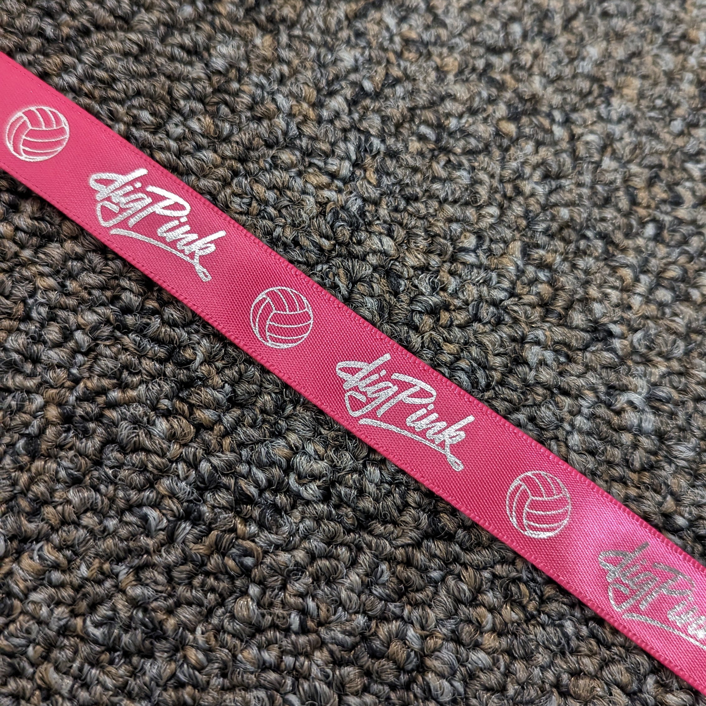 5 One Yard Dig Pink® Ribbons - 5/8"