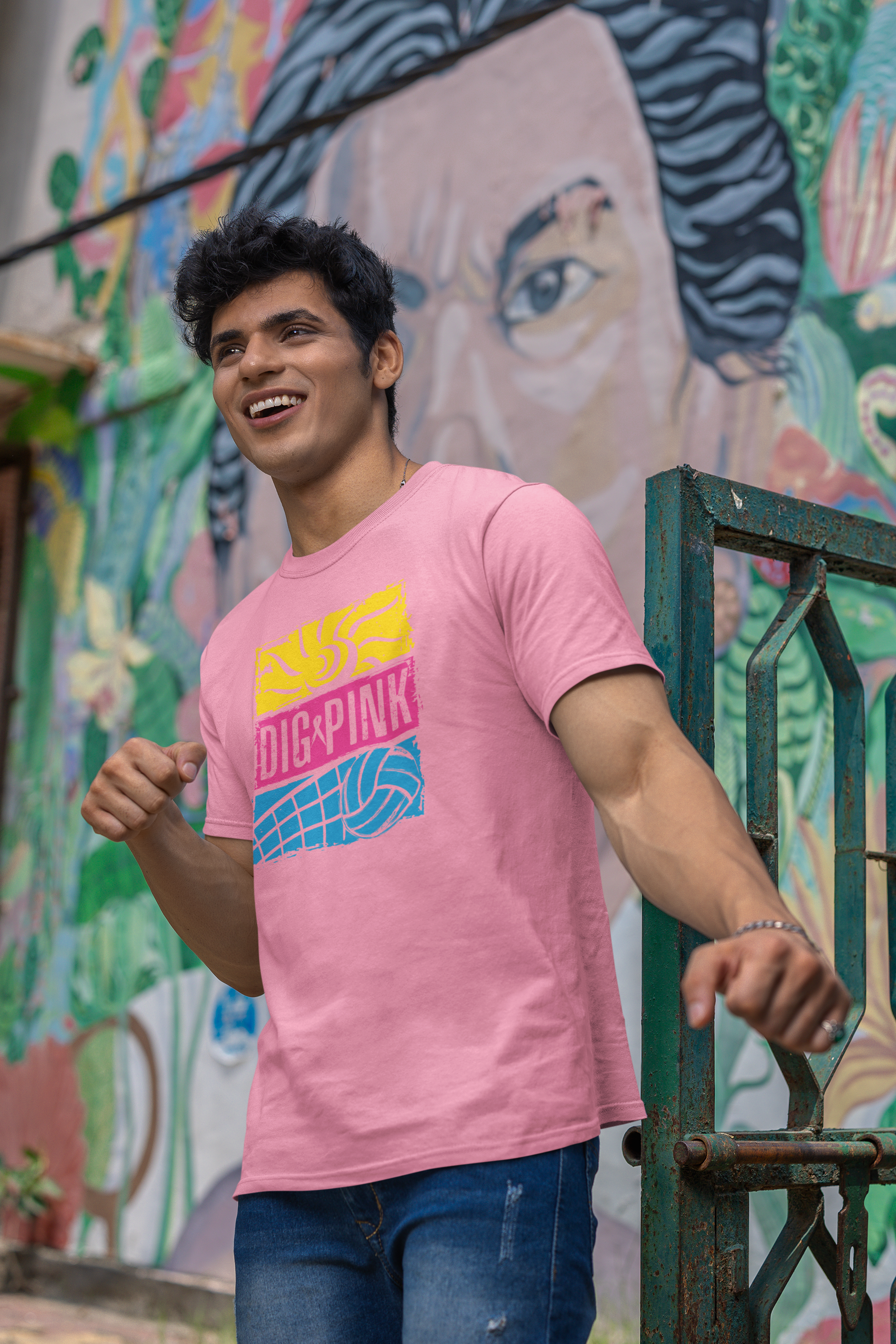 Suns Out Funs Out Dig Pink Unisex Jersey Short Sleeve Tee