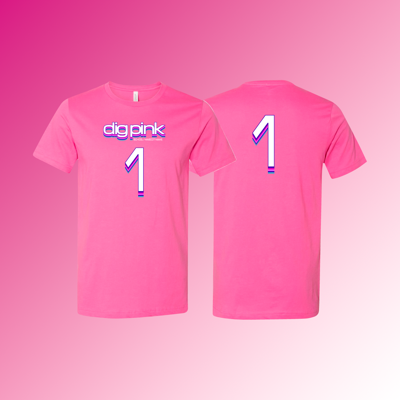 Official Dig Pink® T-Shirt Jerseys