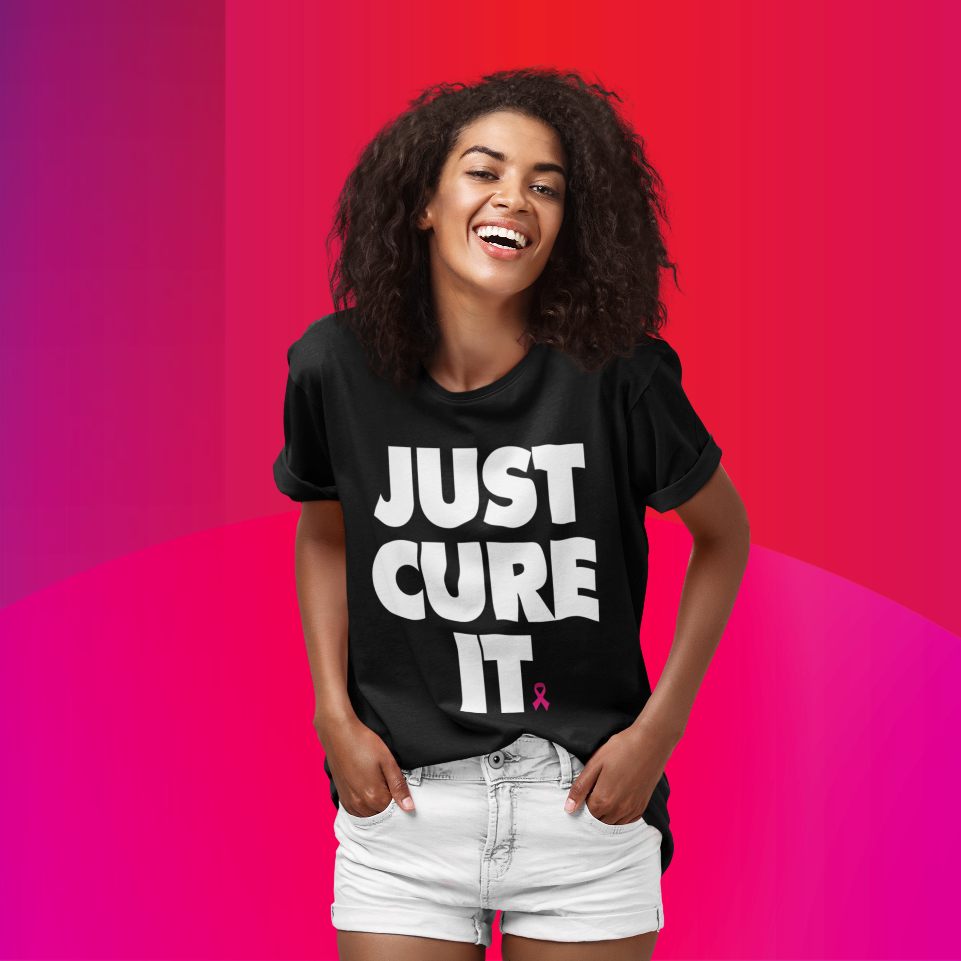 "Just Cure It" Unisex Jersey Short Sleeve Tee