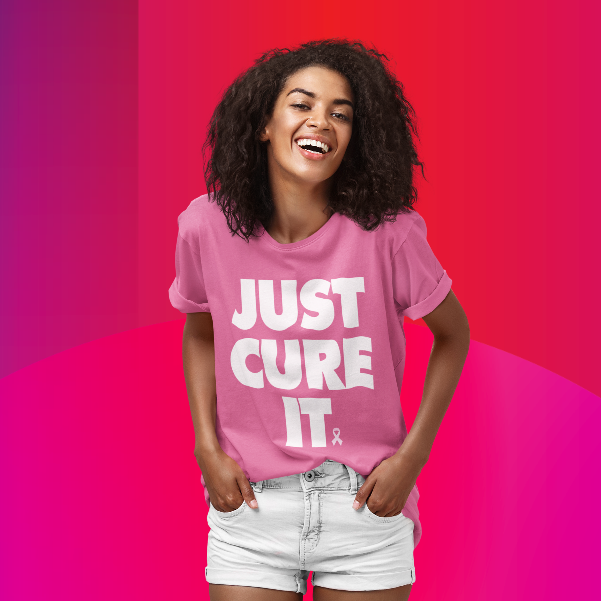 "Just Cure It" Unisex Jersey Short Sleeve Tee
