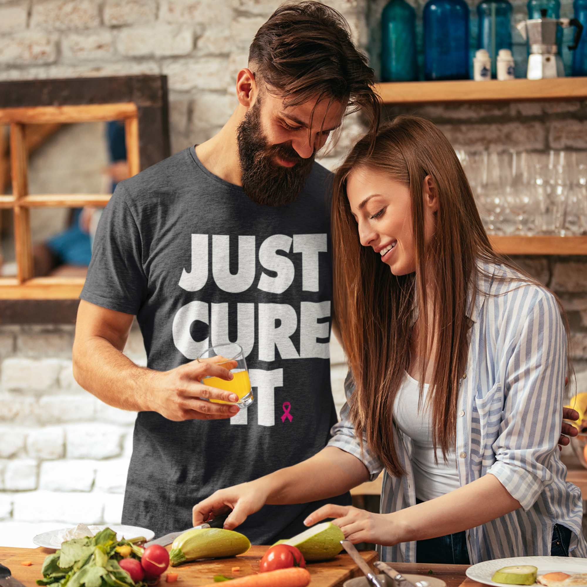 "Just Cure It" Unisex Jersey Short Sleeve Tee