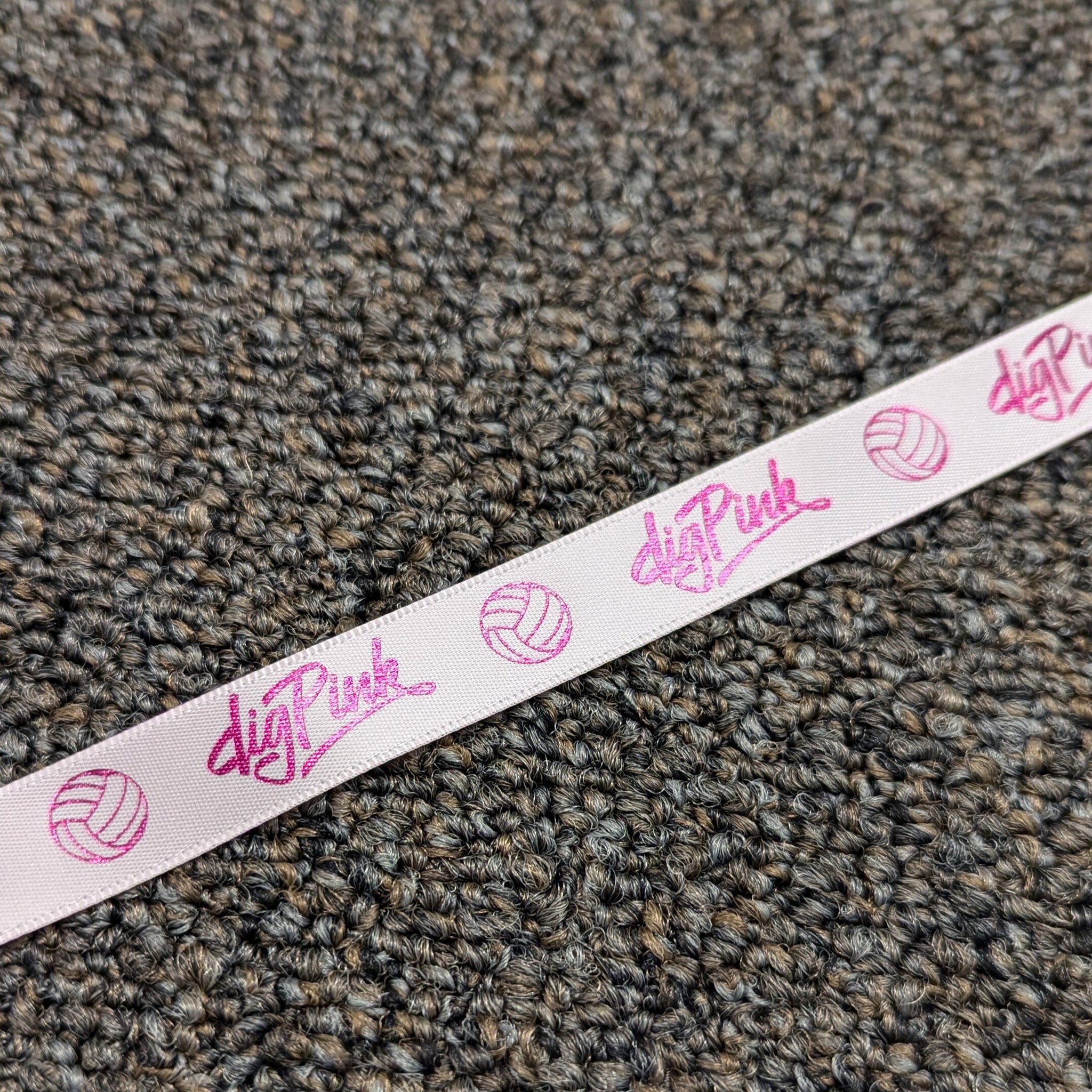 5 One Yard Dig Pink® Ribbons - 5/8"