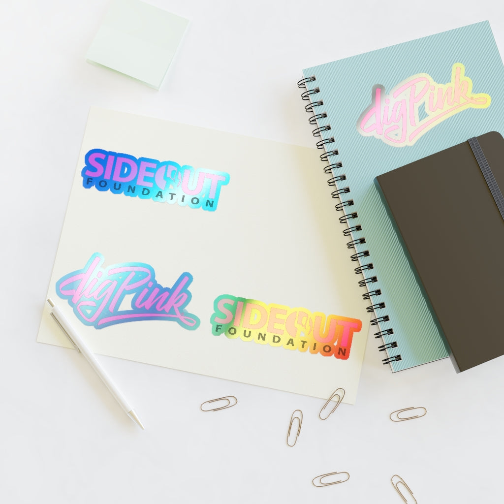 Side-Out/Dig Pink® Vinyl Sticker Sheets