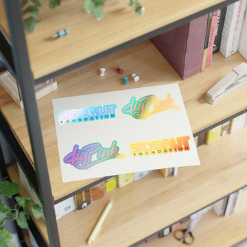 Side-Out/Dig Pink® Vinyl Sticker Sheets