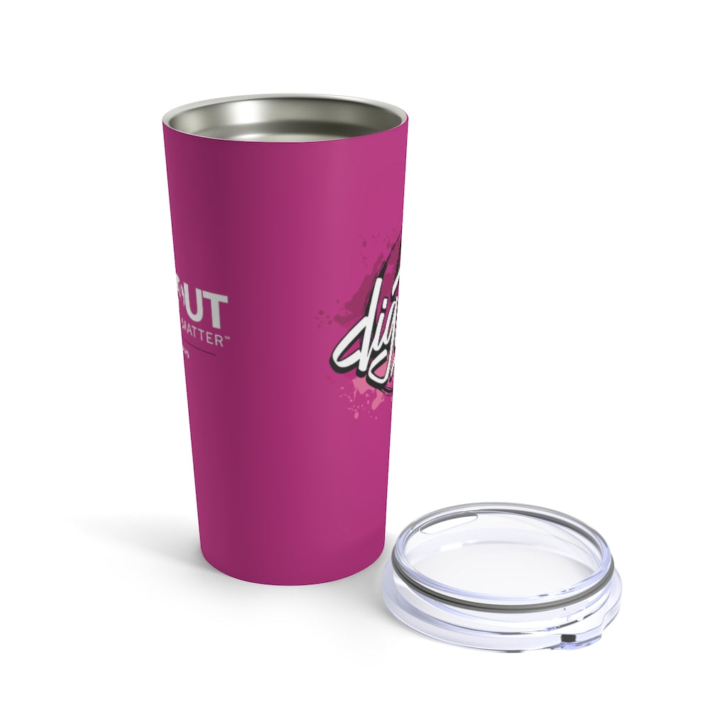 A Splash of Dig Pink® 20oz Tumbler