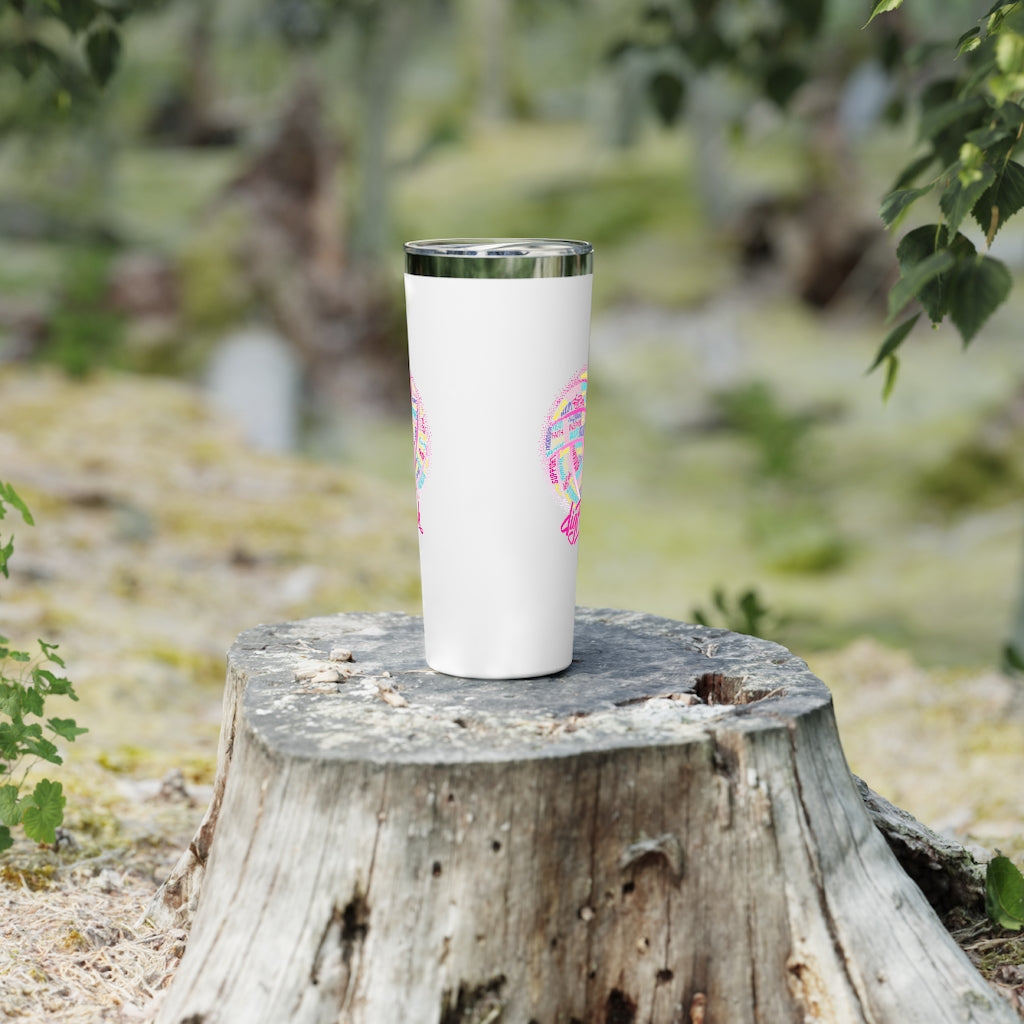 Dig Pink® Inspirational Words Copper Vacuum Insulated Tumbler, 22oz