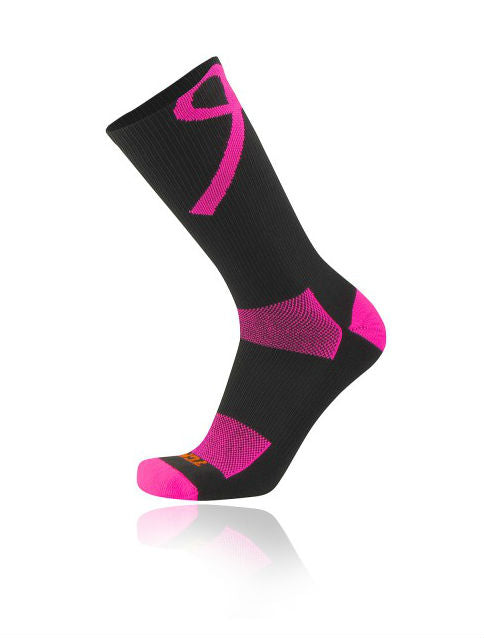 TCK Breast Cancer Aware Crew Socks with Ribbon