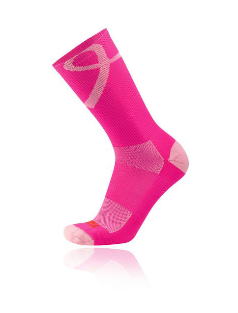 TCK Breast Cancer Aware Crew Socks with Ribbon