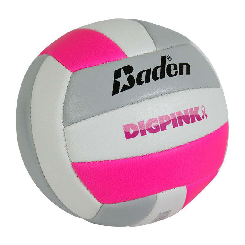 5 Inch Baden Mini Dig Pink® Volleyball with Dig Pink Logo