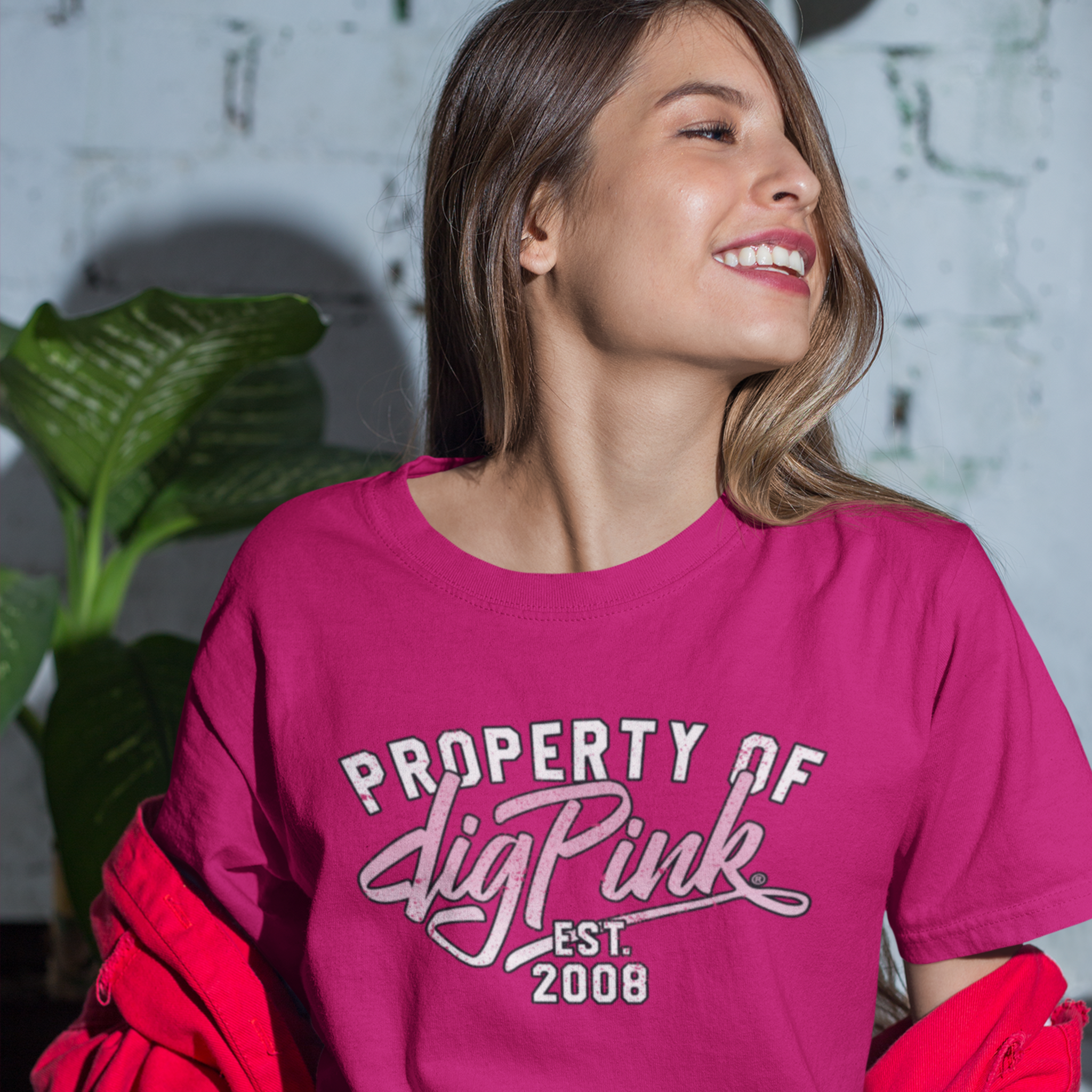 Property of Dig Pink® Unisex Heavy Cotton Tee